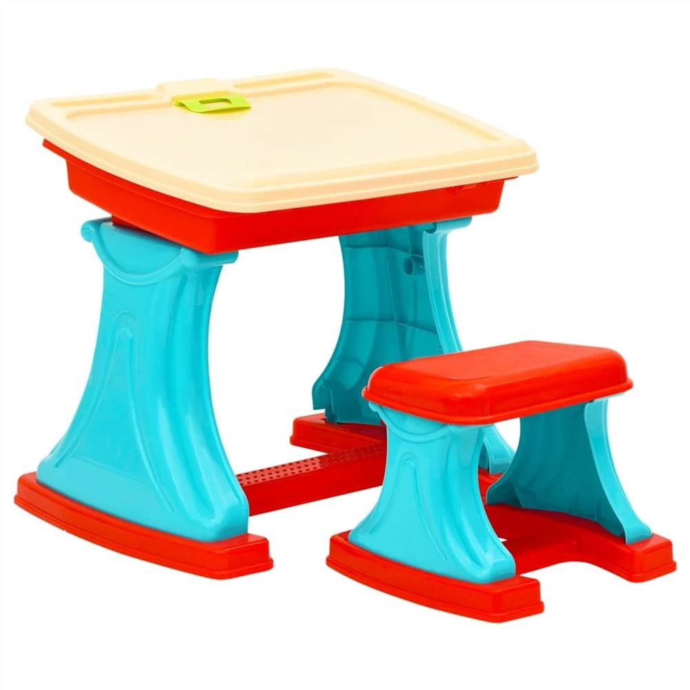 Learning Desk - Blue & Red