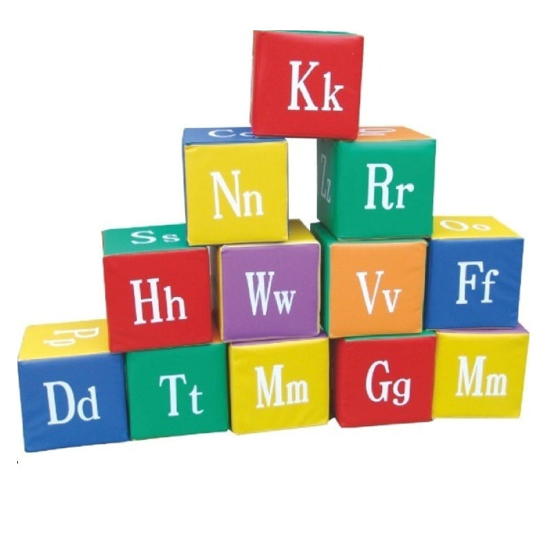 Kids Soft Blocks Alphabet Educational Toys Playset