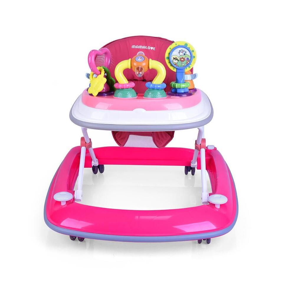 Mamalove - Activity Walker - 360 Degrees Seat Turning - Pink