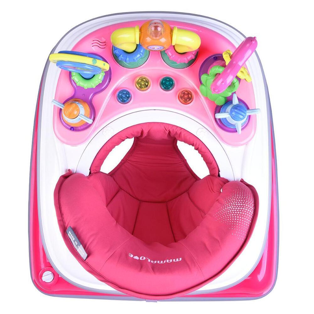 Mamalove - Activity Walker - 360 Degrees Seat Turning - Pink
