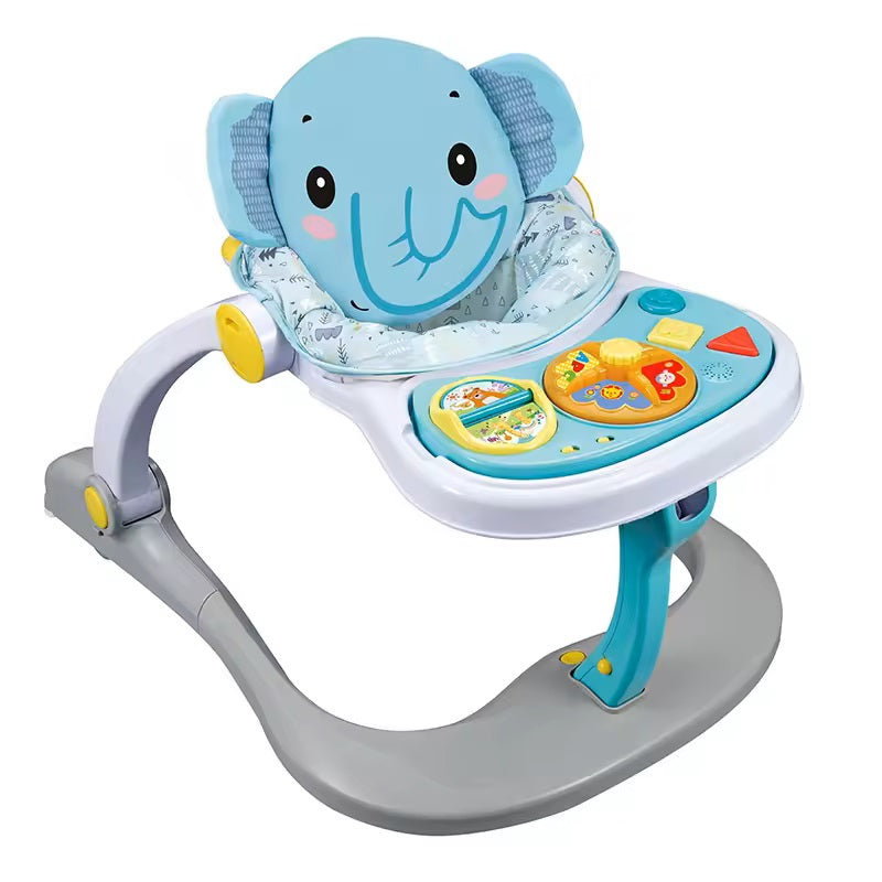 4 In 1 Baby Walker With Music-Green