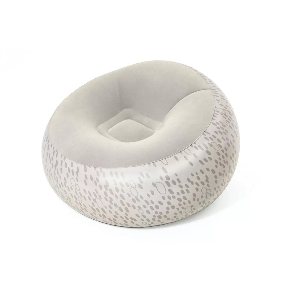 Bestway - Inflate - Air Chair - Cream Colour - 1.12M X 1.12M X 66Cm