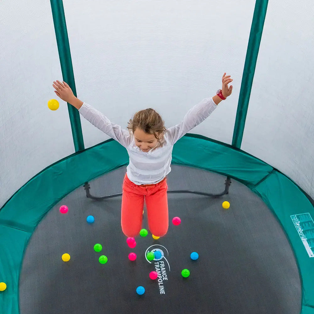 8 Feet Trampoline - Light-Blue