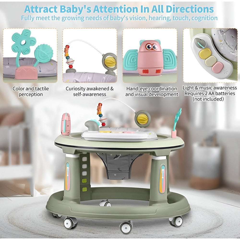 Baby Walker 360 Degree - Green