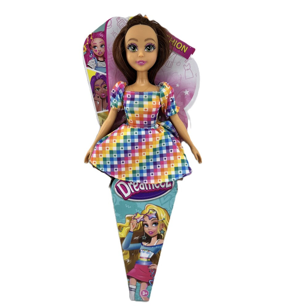 Funville - Dreameez Fashion Dolls - Brown Hair