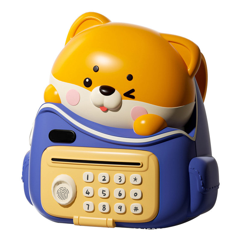 Fun backpack bank -dog