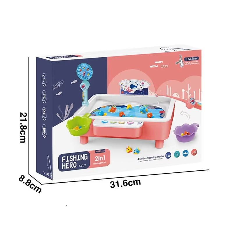 2 in 1Fishing Game -pink