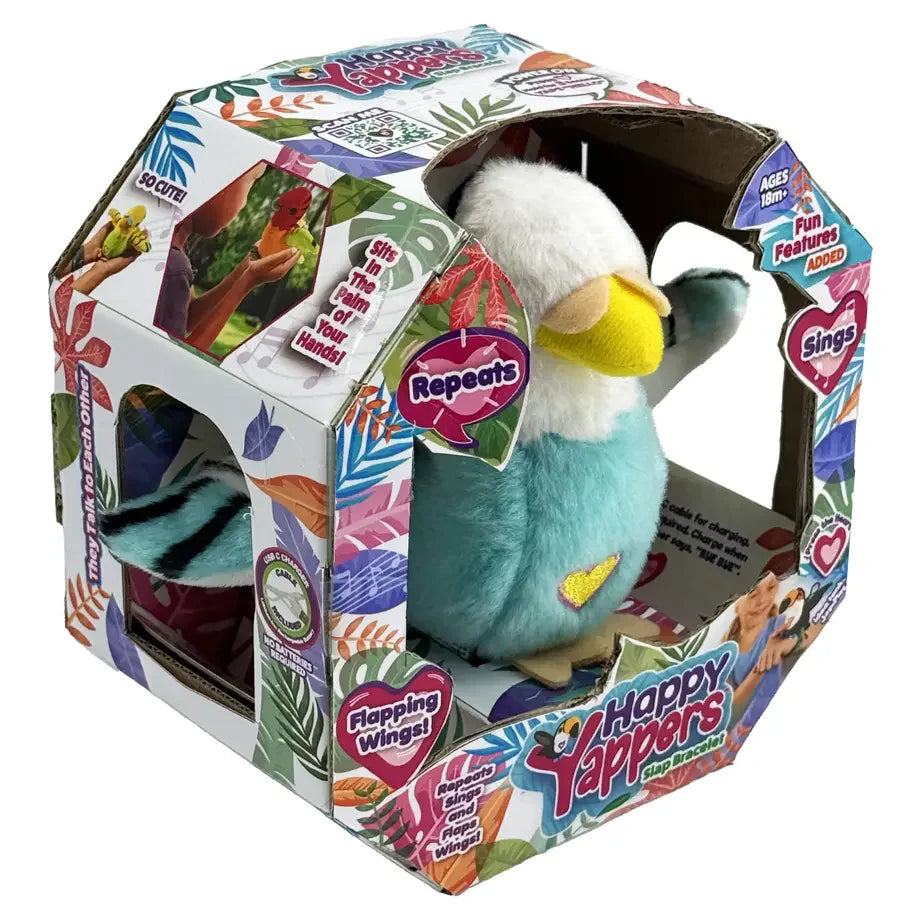 HAPPY YAPPERS - PARROTT TURQUOISE