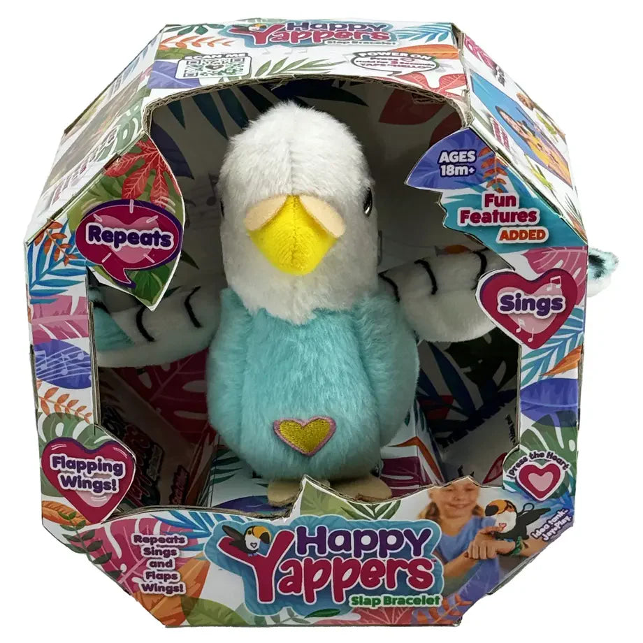 HAPPY YAPPERS - PARROTT TURQUOISE