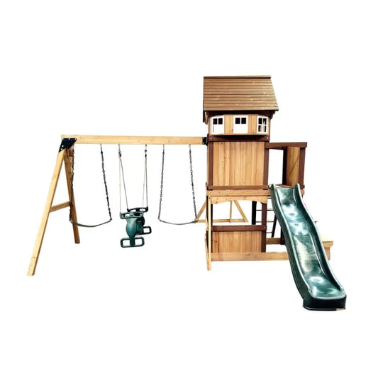 DOLPHIN PLAYGROUND MILAN WOODEN GYMSET