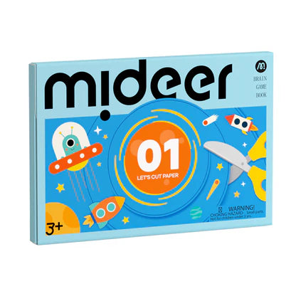mideer Level Up Brain Gamebook - Let's Cut Paper Level 1
