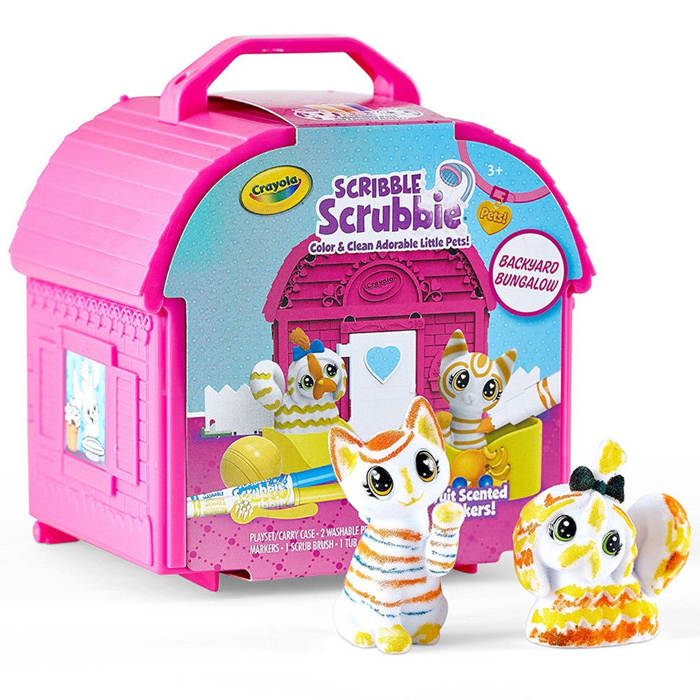 SCRIBBLE SCRUBBIE PETS BACKYARD BUNGALOW (SCENTED MARKERS)