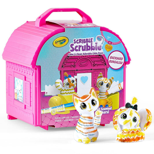 SCRIBBLE SCRUBBIE PETS BACKYARD BUNGALOW (SCENTED MARKERS)