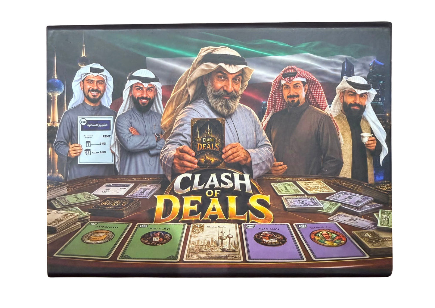 Clash of Deals – Kuwaiti Strategy & Negotiation Card Game