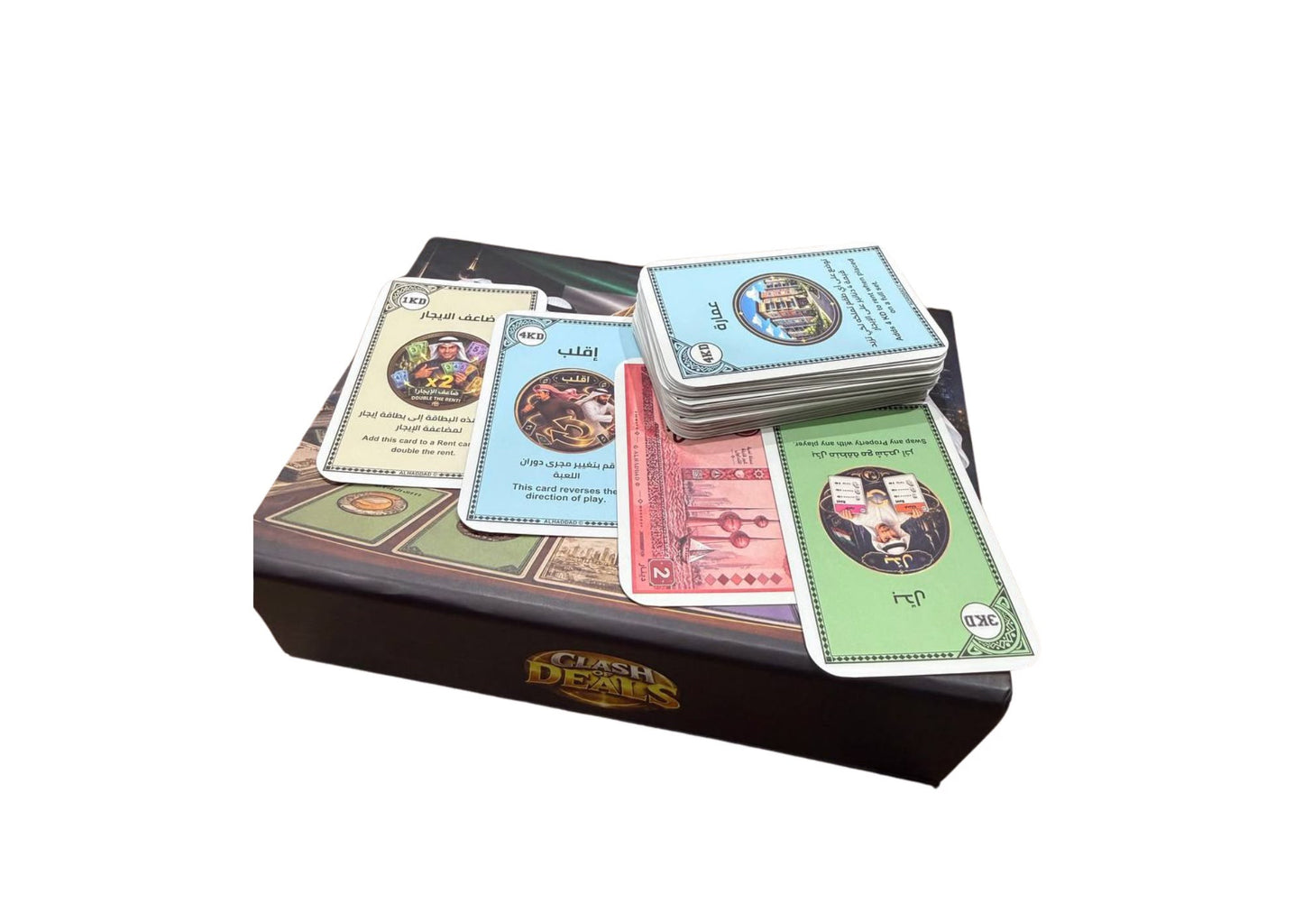 Clash of Deals – Kuwaiti Strategy & Negotiation Card Game