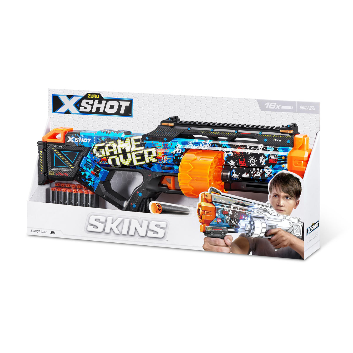 مسدس X-Shot Skins Last Stand – قوة نيران لا تُوقف