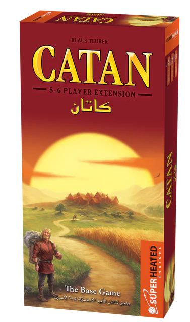 توسعة كاتان 5-6 لاعبين – مغامرات أكبر مع العائلة