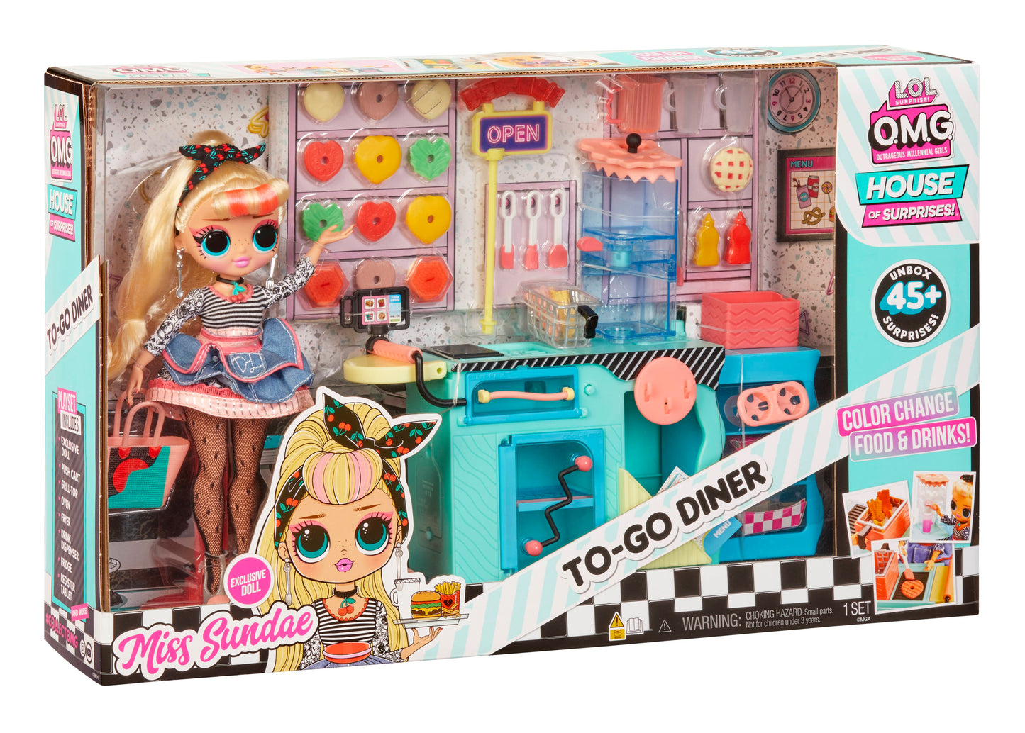 To Go Diner Playset - 45 Surprises