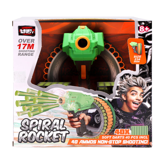 Hip Shot B/O Spiral Rocket (w/ 40pcs Darts)