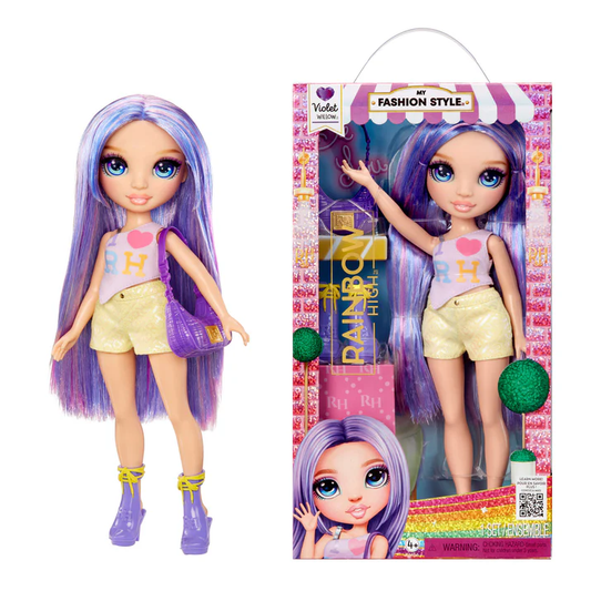 Rainbow High My Fashion Style Fashion Dolls (Violet)