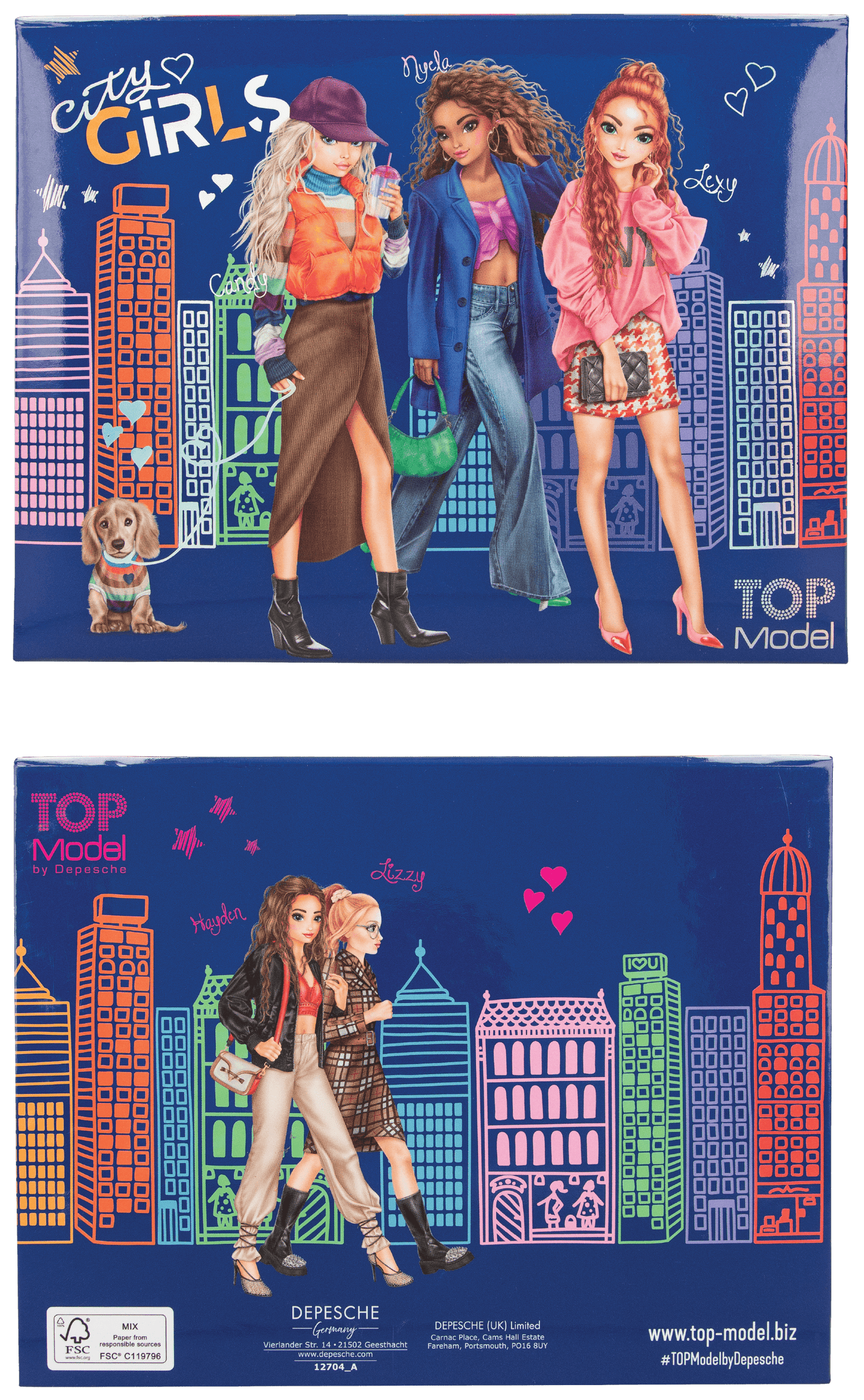 صندوق قرطاسية TOPModel City Girls – تنظيم وأناقة على مكتبك