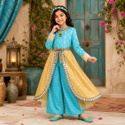 Golden Princess Jasmine Prestige Dress up - XS