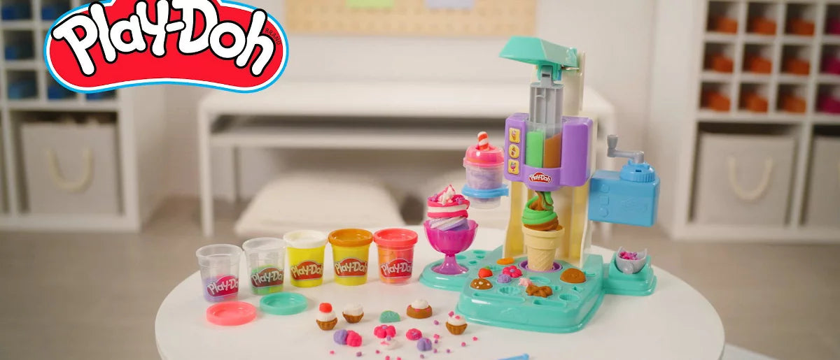 PD RAINBOW SWIRL ICE CREAM PLAYSET