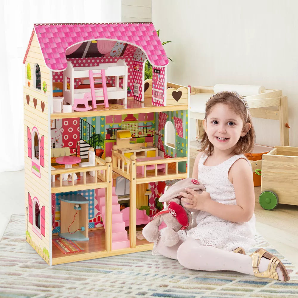 Classic Wooden Dollhouse