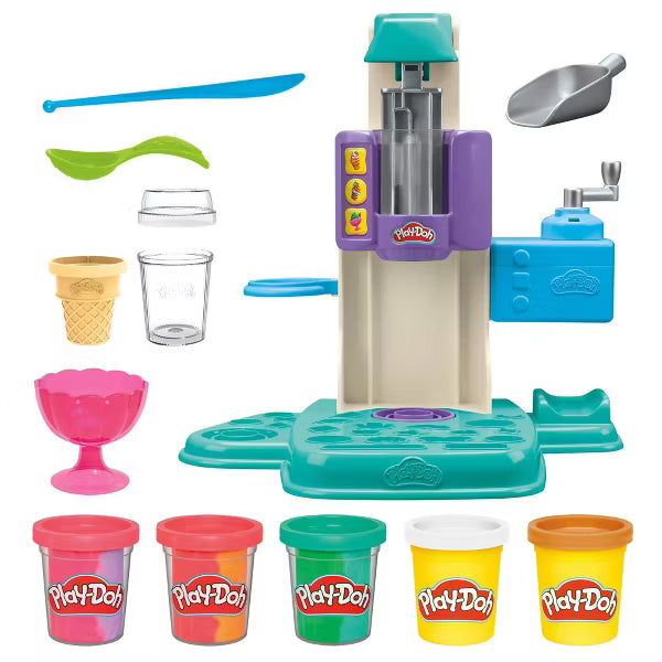 PD RAINBOW SWIRL ICE CREAM PLAYSET