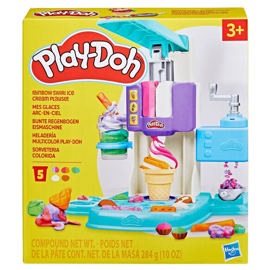 PD RAINBOW SWIRL ICE CREAM PLAYSET