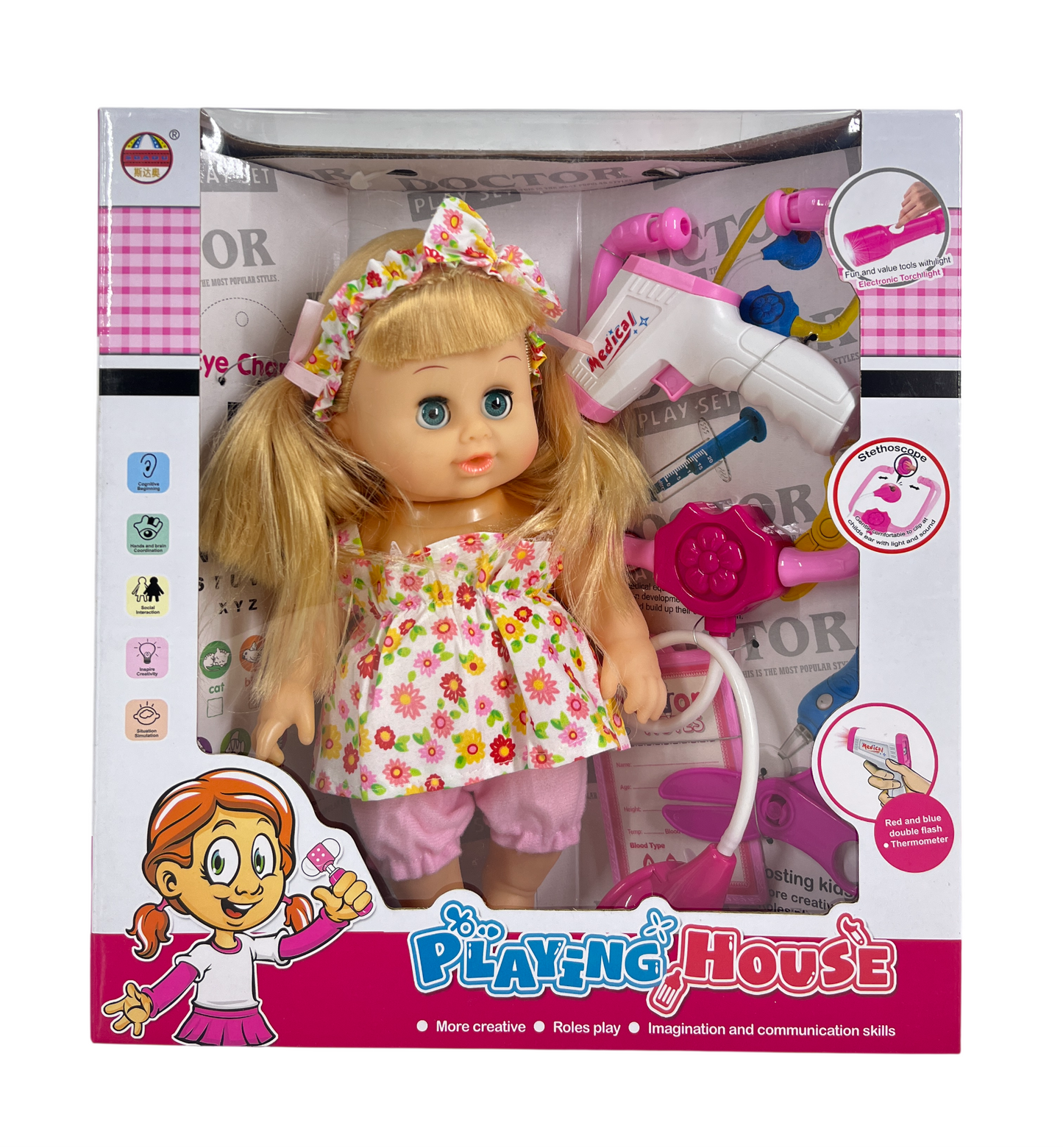 PLAYING HOUSE-Printed Flower Dress