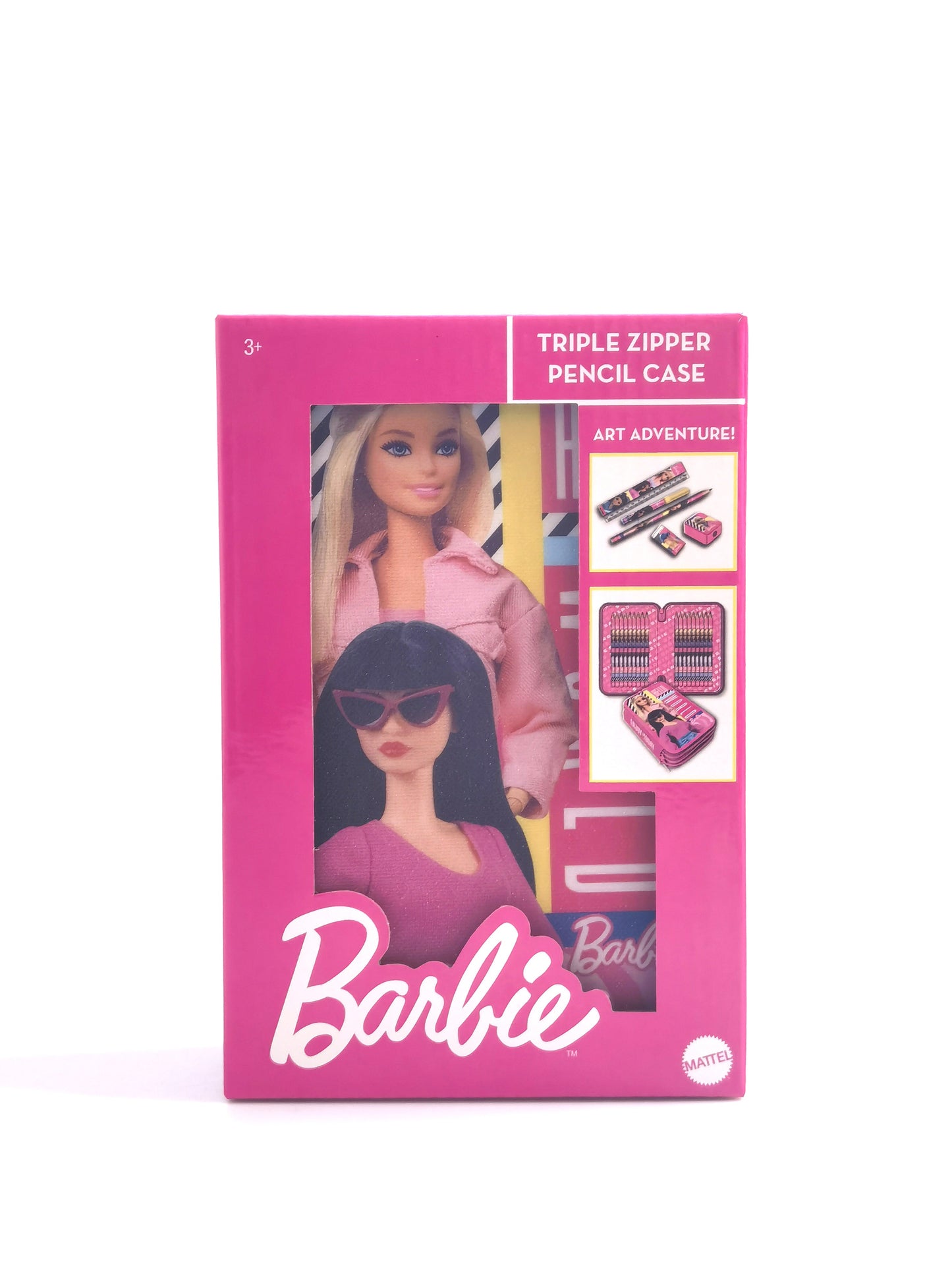 Barbie 3 Zippers Pencil Case