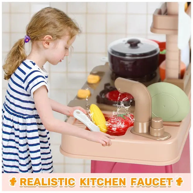 Home Kitchen Interactive Playset