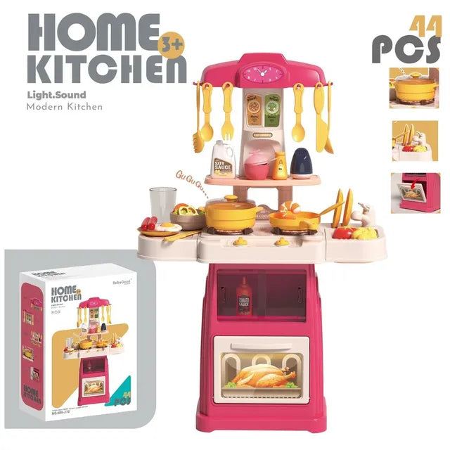 Home Kitchen Interactive Playset