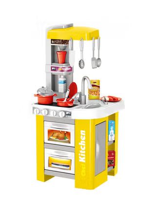 Interactive Kids Play Kitchen Set