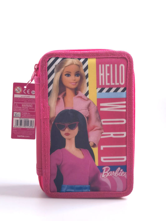 Barbie 3 Zippers Pencil Case