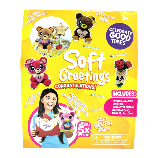 Soft Greetings Congratulations w/ Balloon