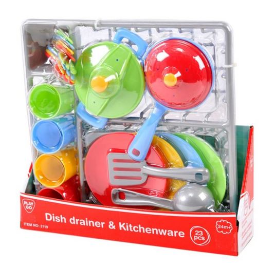 PLAY GO DISH DRAINER & KITCHENWARE