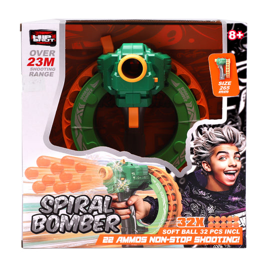 Hip Shot B/O Spiral Bomber (w/ 32pcs Soft Balls)