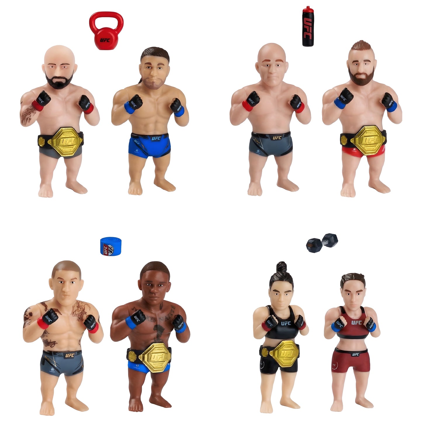 شخصيات UFC القتالية 8 قطع – اجمع أبطالك المفضلين