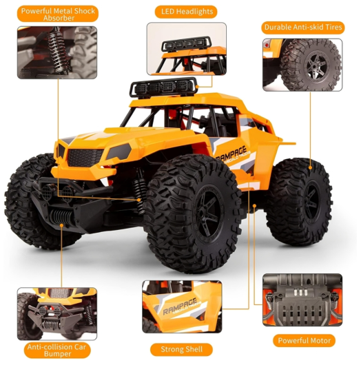 Wireless Remote Control Off-Road Rampage Jeep