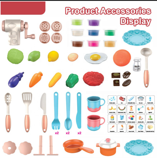 Home Kitchen Interactive Playset