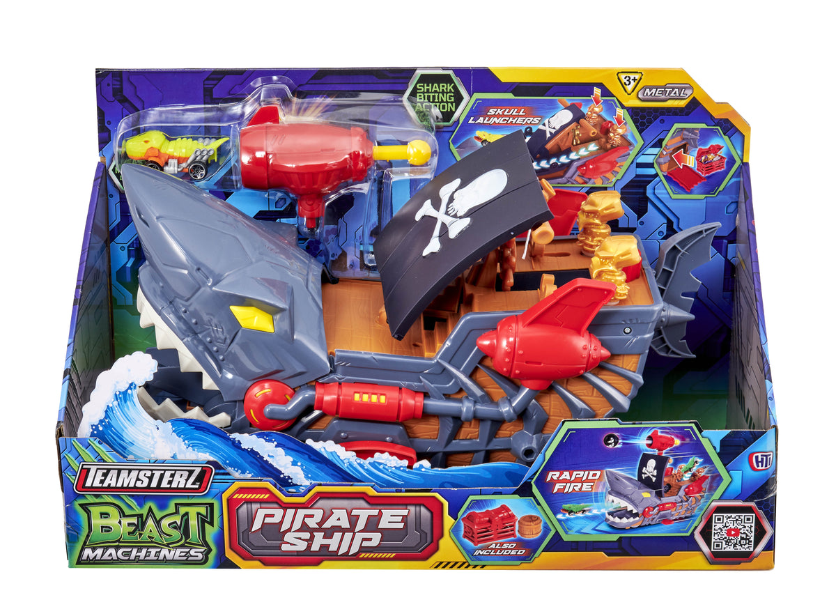 Teamsterz Beast Machines Pirate Ship (w/ 1 Car)