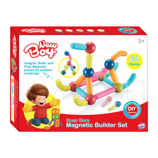 New Boy Small Size Assembled Magnetic Rod (64Pcs)
