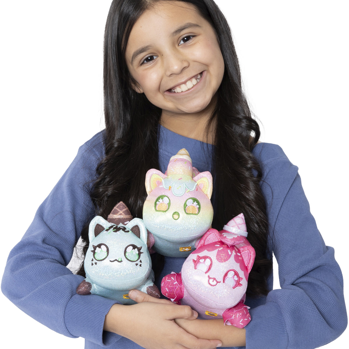 Aphmau MeeMeow Plush 3pk Sparkle Ice Cream 6inch