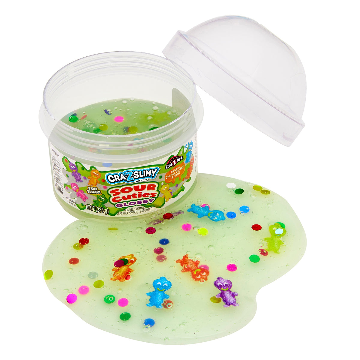CraZSlimy Dome Topper Jars Sour Cuties