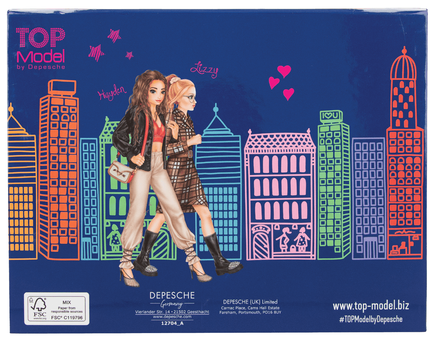 صندوق قرطاسية TOPModel City Girls – تنظيم وأناقة على مكتبك