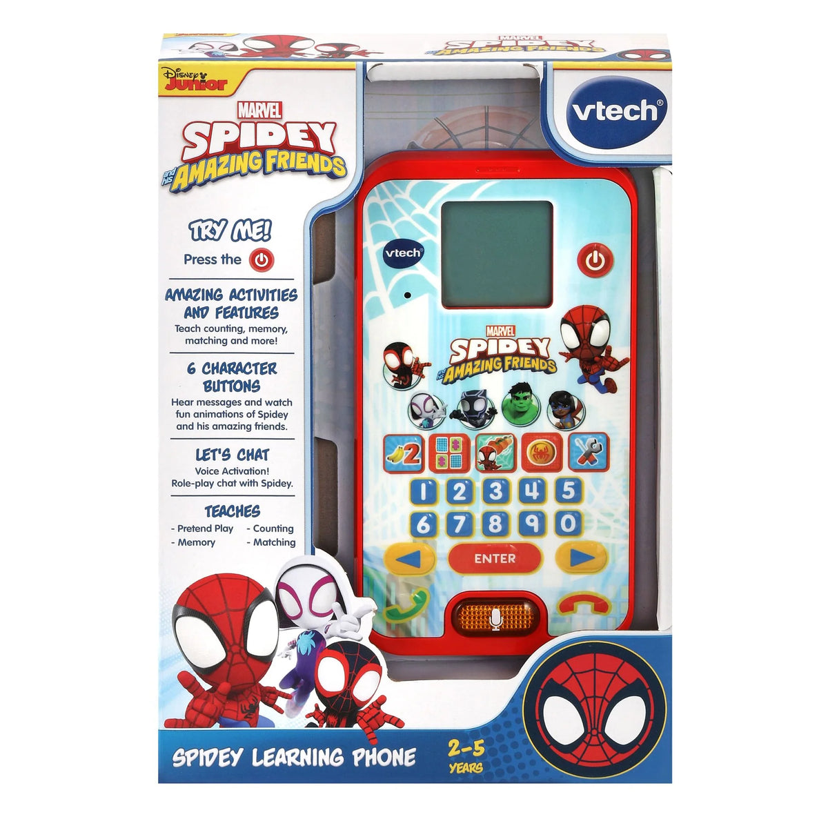 V-TECH SPIDEY AND HIS AMAZING FRIENDS LEARNING PHONE