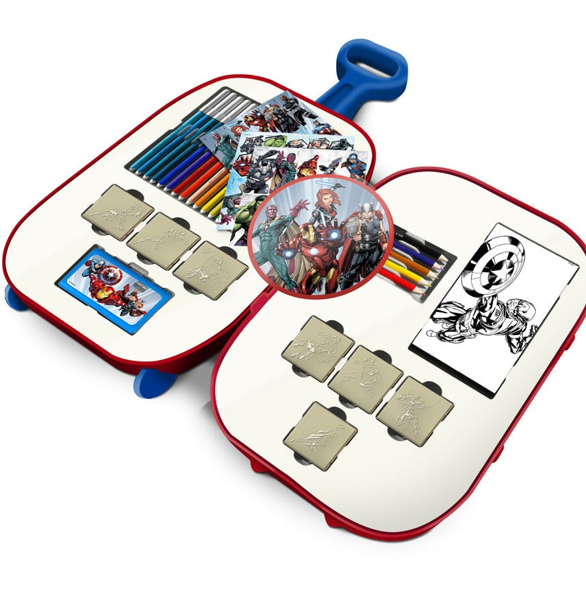 Avengers Coloring Trolley Set