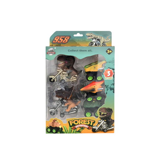 5 Vehicles Dinosaur Adventure